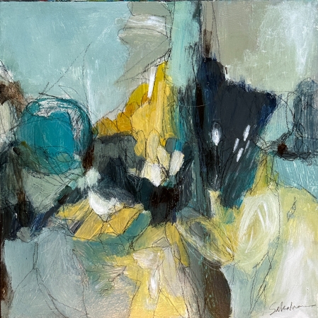 Blue Rim Rising by artist Sue Sakahara